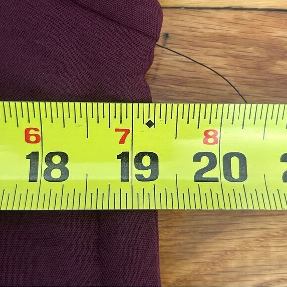 Tommy Hilfiger Womens Collared Button Up Shirt Wine Tasting Purple Size Medium - Picture 9 of 9